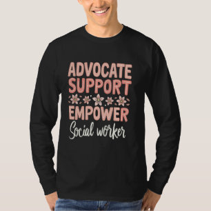 Abschluss MSW Befürworter Unterstützung Stärken Sü T-Shirt