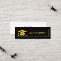 Abschluss Name Card - Elegante klassische Einsteck