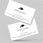 Abschluss Name Card Grad Ankündigung Einfügen Begleitkarte<br><div class="desc">Abschluss Name Card / Grad Ankündigung Einfügen - Ein elegantes Memento für Familie und Freunde.</div>