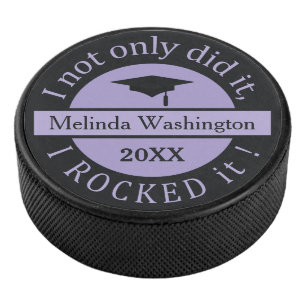 Abschluss-Name- u. -jahrhockeykobold Eishockey Puck