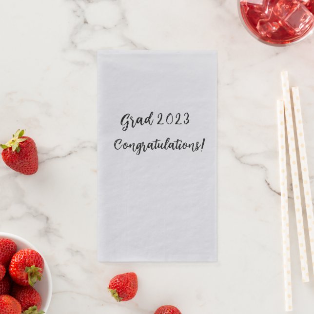 Abschluss Napkin Serviette (Beispiel)
