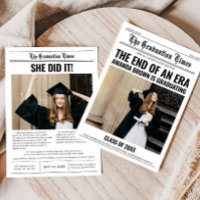 Abschluss Newspaper Graduation Party
