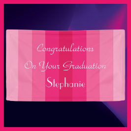 Abschluss oder Party für die Altersvorsorge rosa S Banner