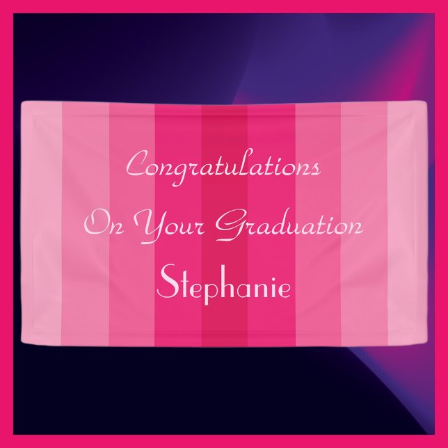 Abschluss oder Party für die Altersvorsorge rosa S Banner (Von Creator hochgeladen)