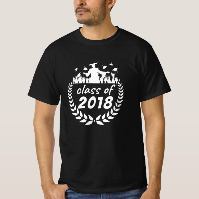 Abschluss- oder Wiedersehen-Design von 2018 T-Shirt (Vorderseite)