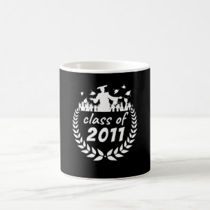 Abschluss- oder Wiedersehen-Designklasse 2011 von Kaffeetasse