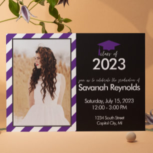 Abschluss Open House Einladung mit Foto