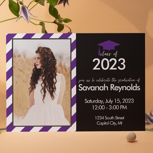 Abschluss Open House Einladung mit Foto (Von Creator hochgeladen)