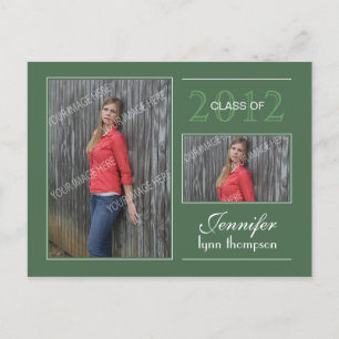 Abschluss Open House Postcard Ankündigungspostkarte