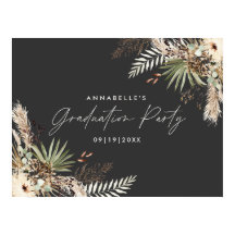 Abschluss Pampas botanisch modern elegant