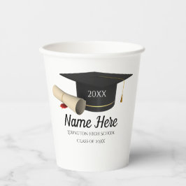 Abschluss Paper Cups-Klasse 2025 Pappbecher