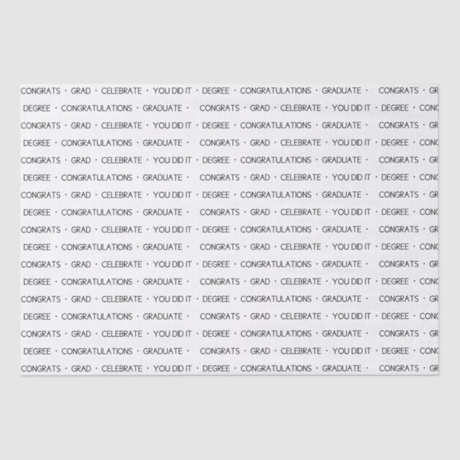 Abschluss-Papiere Seidenpapier (Vorderseite)