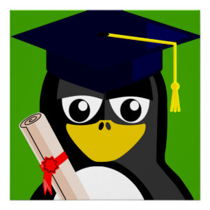 ABSCHLUSS PENGUIN POSTER