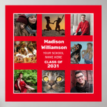 Abschluss Poster 8 Fotocollage Class