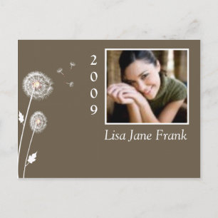 Abschluss-Postkarten, Leuchter Einladungspostkarte