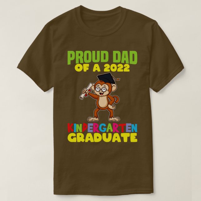 Abschluss Proud Vater 2022 Kindergarten Graduate 1 T-Shirt (Design vorne)