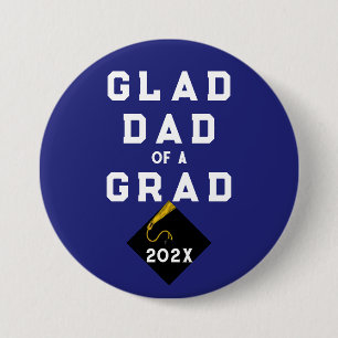 Abschluss Proud Vater Button