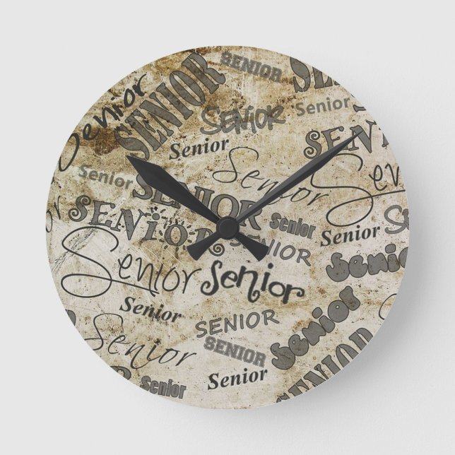 Abschluss Runde Wanduhr (Vorderseite)