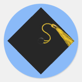 Abschluss Runder Aufkleber