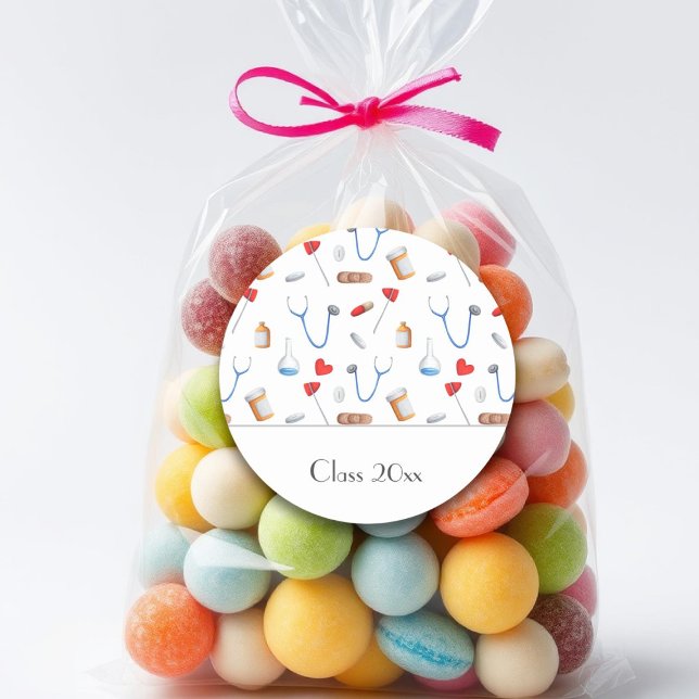 Abschluss Runder Aufkleber (Von Creator hochgeladen)