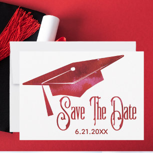 Abschluss Save the Date schlicht Moderner Grad