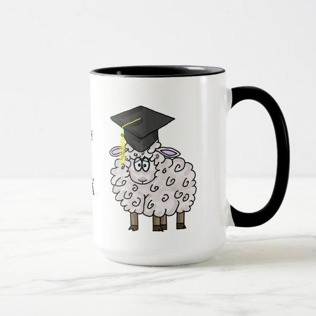 Abschluss-Schaffell-Tasse fertigen Jahr besonders Tasse (Rechts)