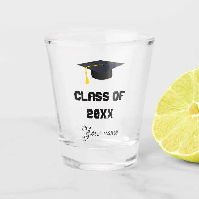 Abschluss Schnapsglas (Vorderseite)