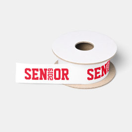 Abschluss Senior Block Letter Class von 2019 Satinband