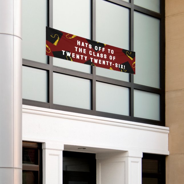 Abschluss Senior Class 2025 Banner (Äußeres Gebäude)