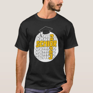 Abschluss Senior End of Class of 2023 Retro Schoo T-Shirt