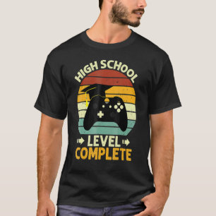 Abschluss Senior Gamer High School Grad T-Shirt