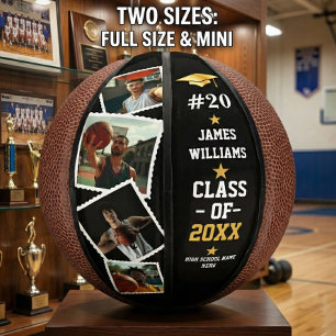 Abschluss Senior Individuelle Name, Anzahl & 4 Fot Mini Basketball