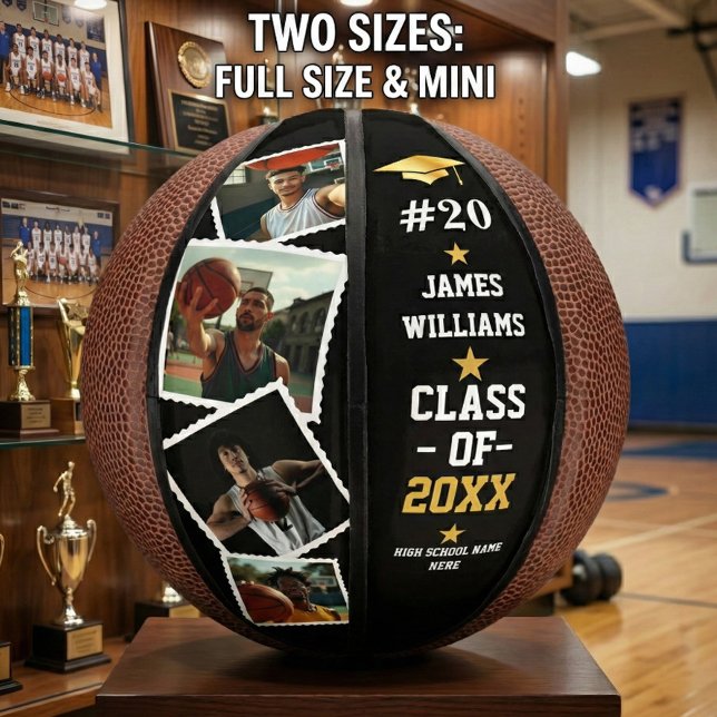 Abschluss Senior Individuelle Name, Anzahl & 4 Fot Mini Basketball (Von Creator hochgeladen)