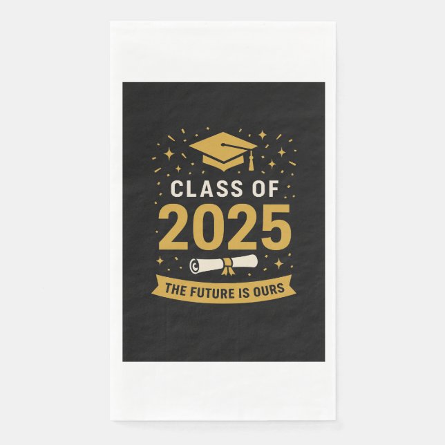 Abschluss-Serviette Serviette (Vorderseite)