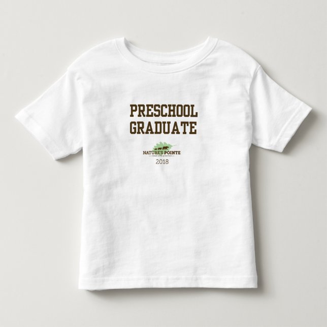 Abschluss-Shirt Baseball des Kleinkindes 2T 4T 6T Kleinkind T-shirt (Vorderseite)