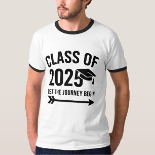 Abschluss Shirt Class of 2025 - die Reise Gelassen