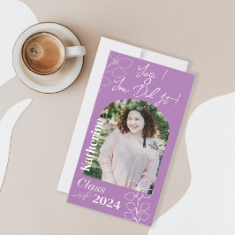 Abschluss Simple Foliage Lavendel