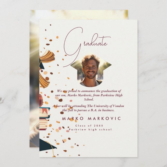 Abschluss Son I Red Ankündigung (Vorne/Hinten)