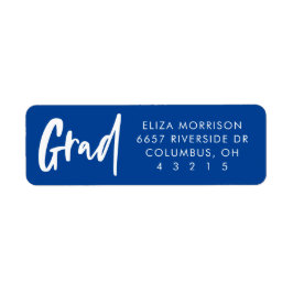 Abschluss Spaß kühne moderne Rücksendeadresse