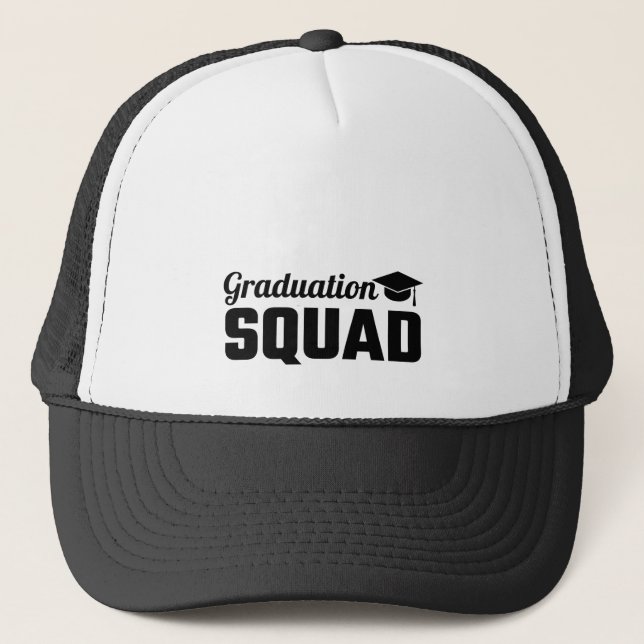 Abschluss Squad T - Shirt Truckerkappe (Vorderseite)
