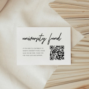 Abschluss-Stipendienfonds QR-Code Universitätsabsc Begleitkarte