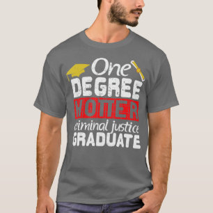 Abschluss Strafjustiz Großes Graduiertengeschenk T-Shirt