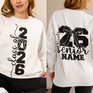 Abschluss-Sweatshirt Senior 2026 mit individuellem Sweatshirt
