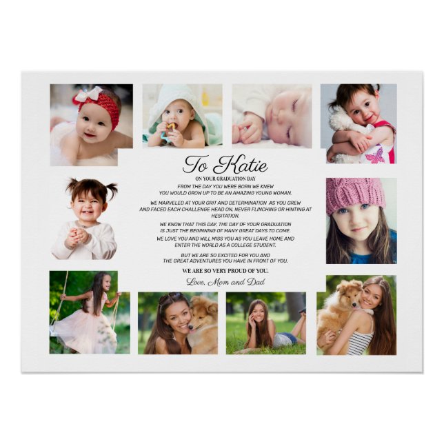 Abschluss Tag 10 Foto zu Tochter Poster (Vorderseite)