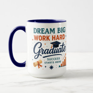 Abschluss Tasse - 15 oz Combo Tasse für Grads