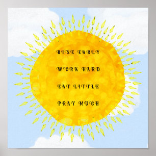 Abschluss-Tipps-Poster Poster