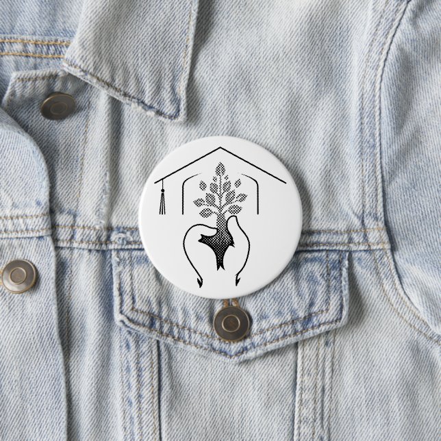 Abschluss: Träume in einem kraftvollen Slogan Button (Beispiel)