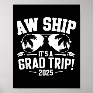Abschluss Trip Cruise 2025 Schiff Senior Matching Poster