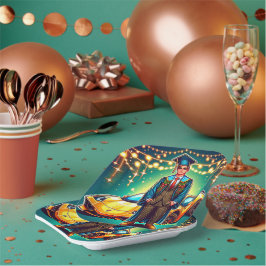 Abschluss Typ mit Schnellfahrzeug Pappteller