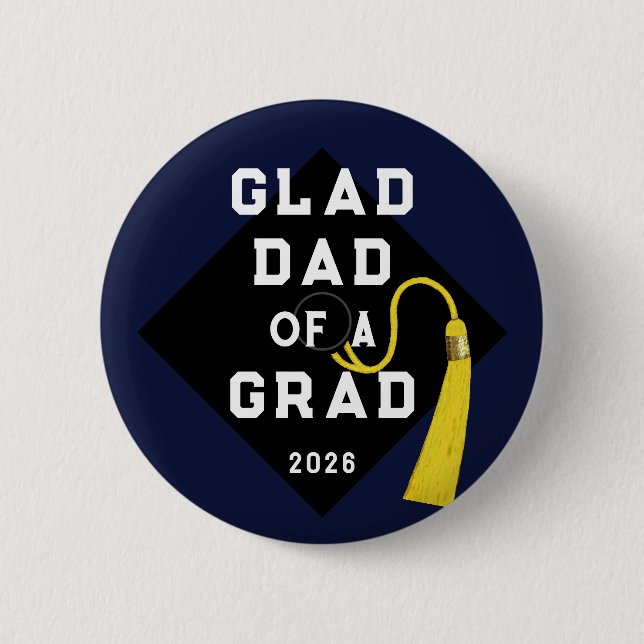 Abschluss Vater Keepake Memento Button (Vorderseite)